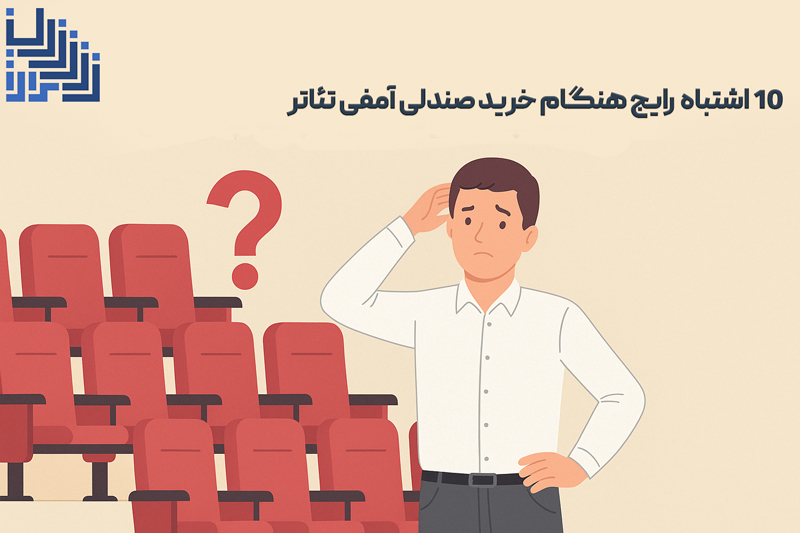 10 اشتباه بزرگ در خرید صندلی آمفی‌تئاتر + روش‌های اجتناب از آن